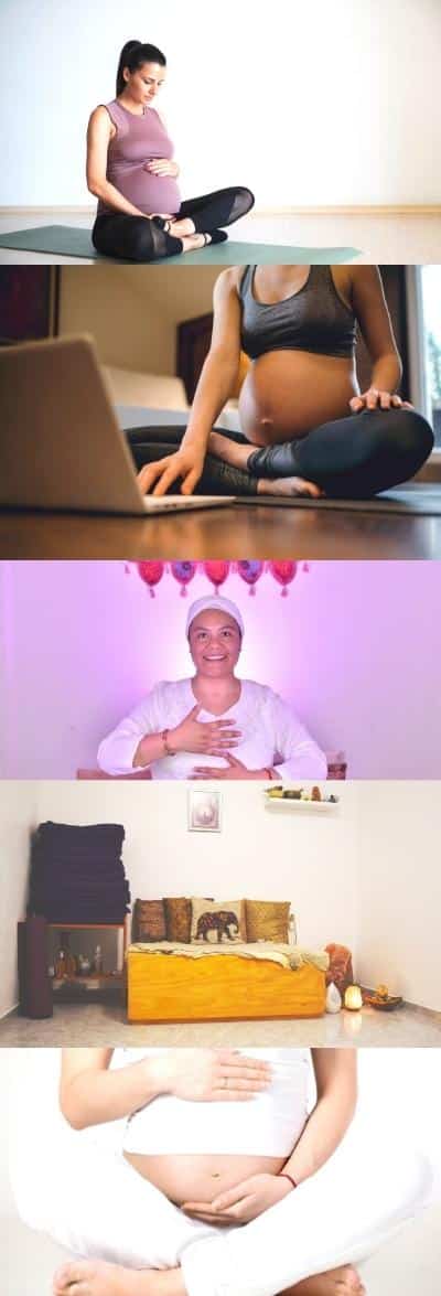 Yoga para embarazadas en linea y presencial